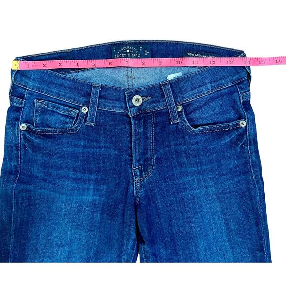 Lucky Brand Womens Jeans 4/27A Charlie Skinny Dark Wash Premium Italian Stretch￼ - Picture 3 of 12